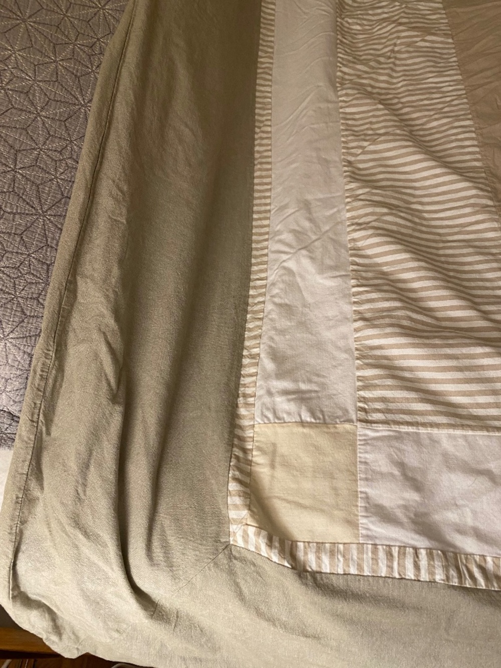 100% cotton queen duvet cover, neutral colors